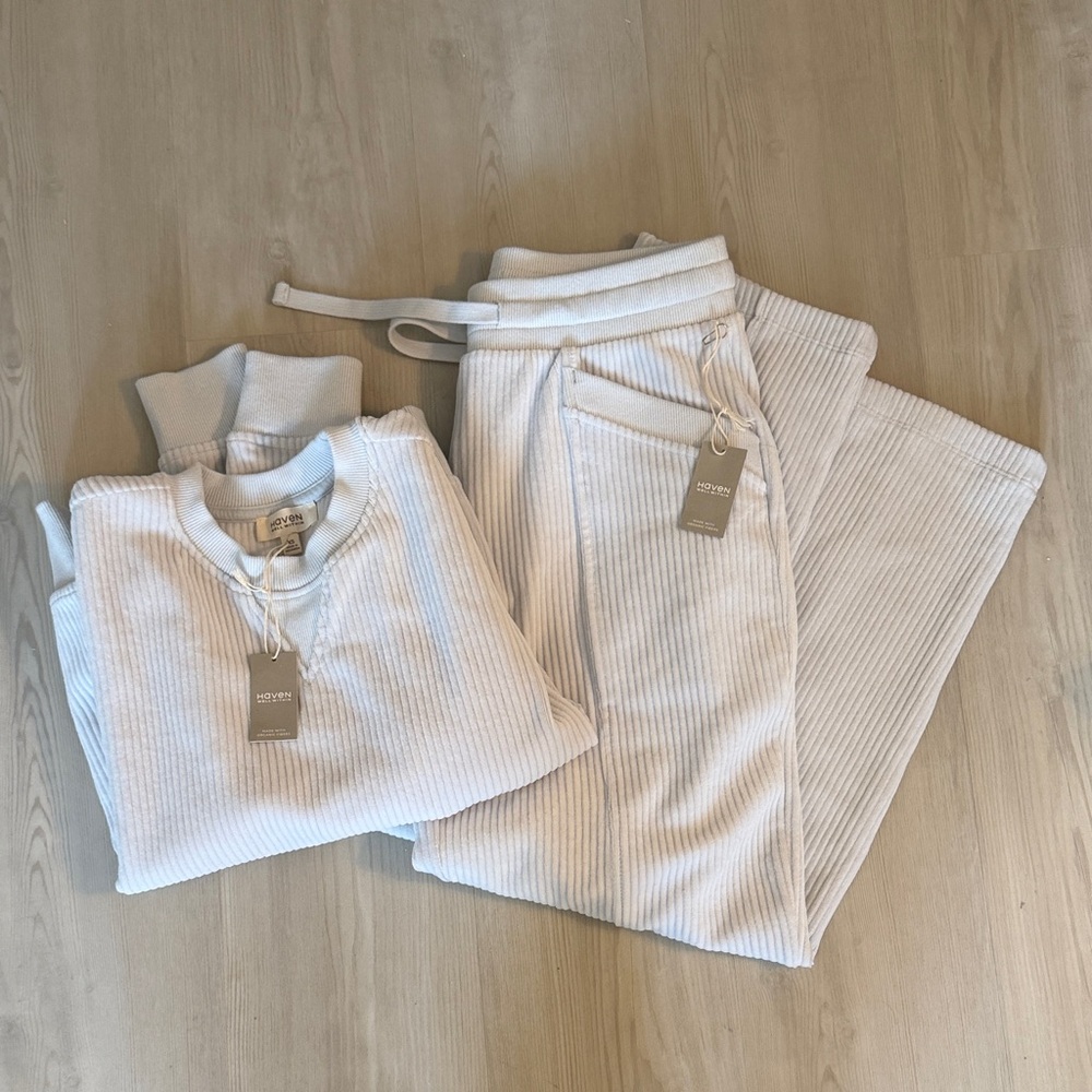 Talbots Ribbed Lounge Set